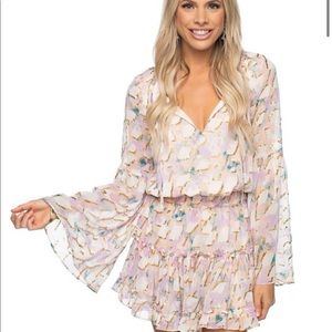 Buddy love elastic waist mini dress